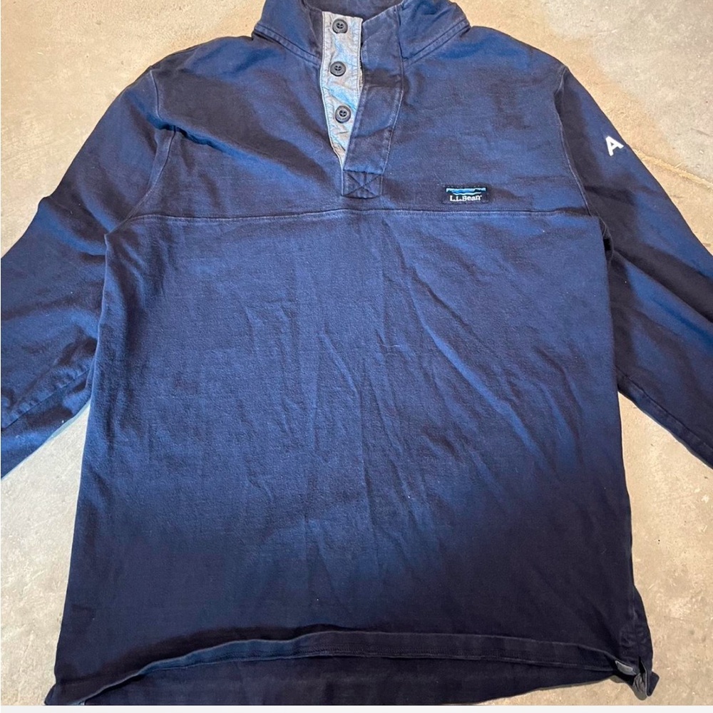 LL bean quarter button up
